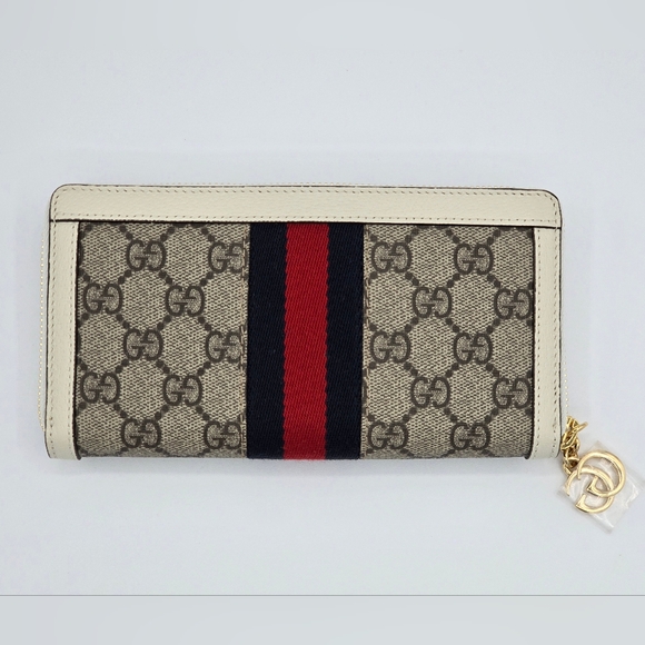 ❌️❌️SOLD❌️❌️14A❤️NWT Gucci Ophidia Zip around Wallet - Picture 4 of 11